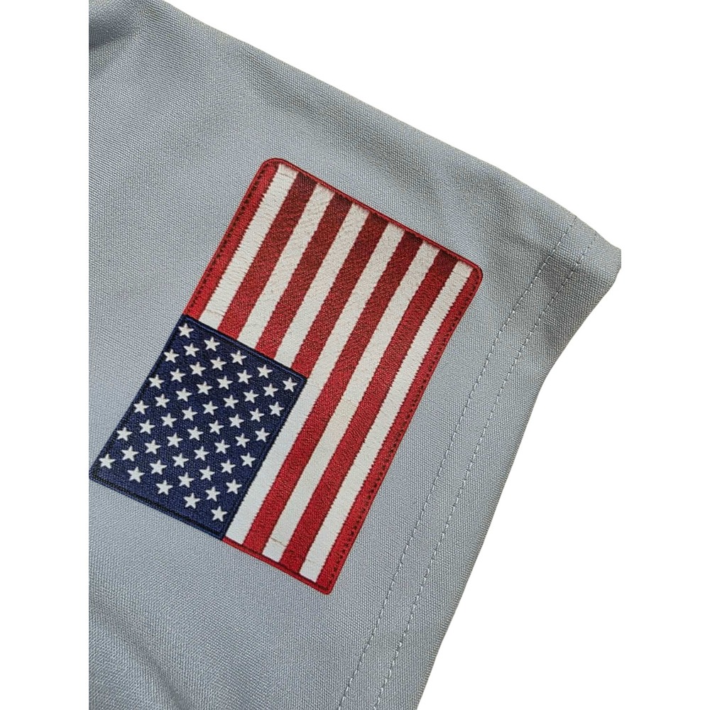 EUC TPUSA Turning Point USA Polo Shirt Patriotic American Flag Conservative Mens - Picture 7 of 10